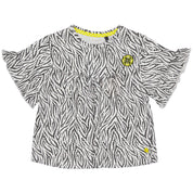 SHORTSLEEV | AOP Black Animal