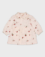 Jurk met kersenprint | AOP Pink Sketch