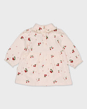 Jurk met kersenprint | AOP Pink Sketch