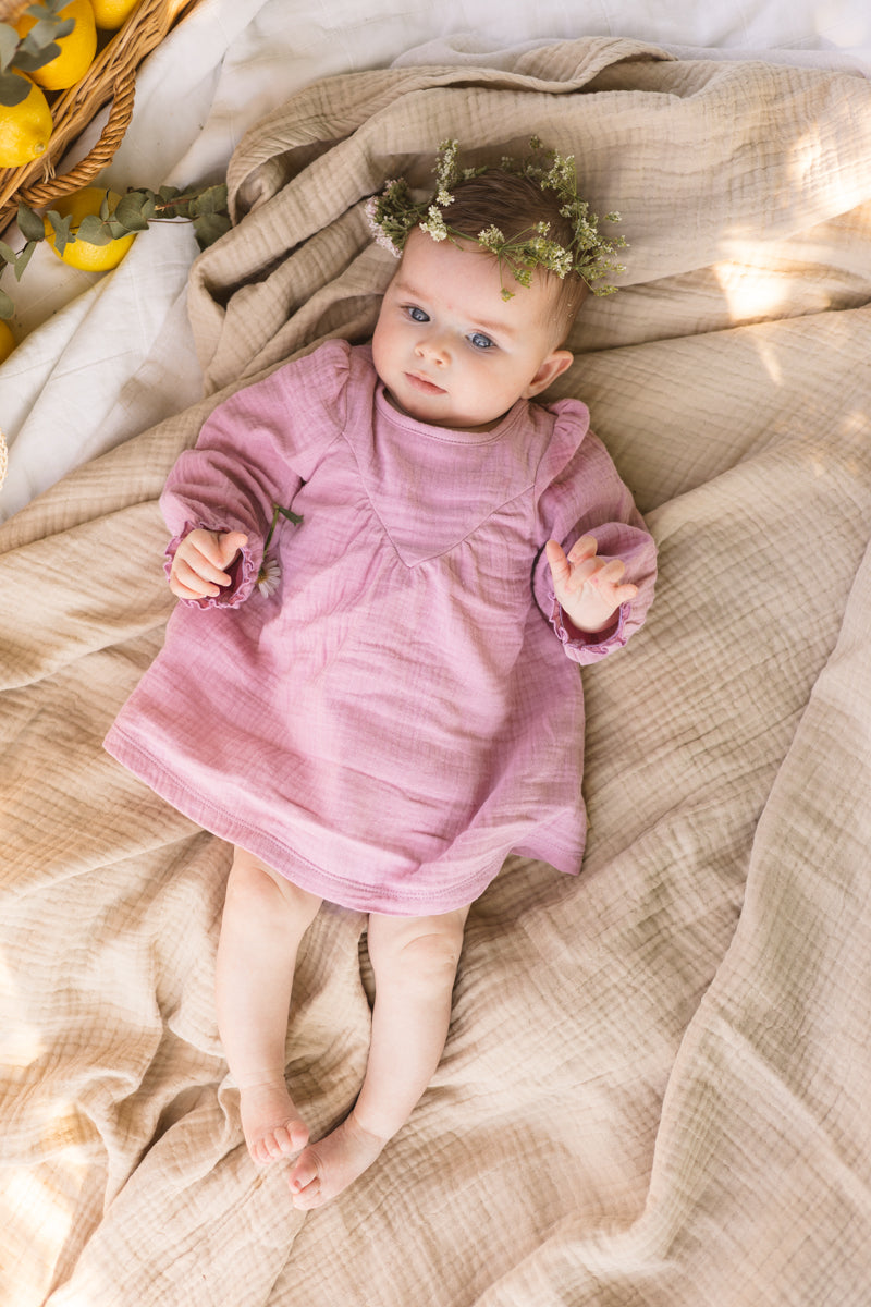 Jurk oud roze | Old Pink