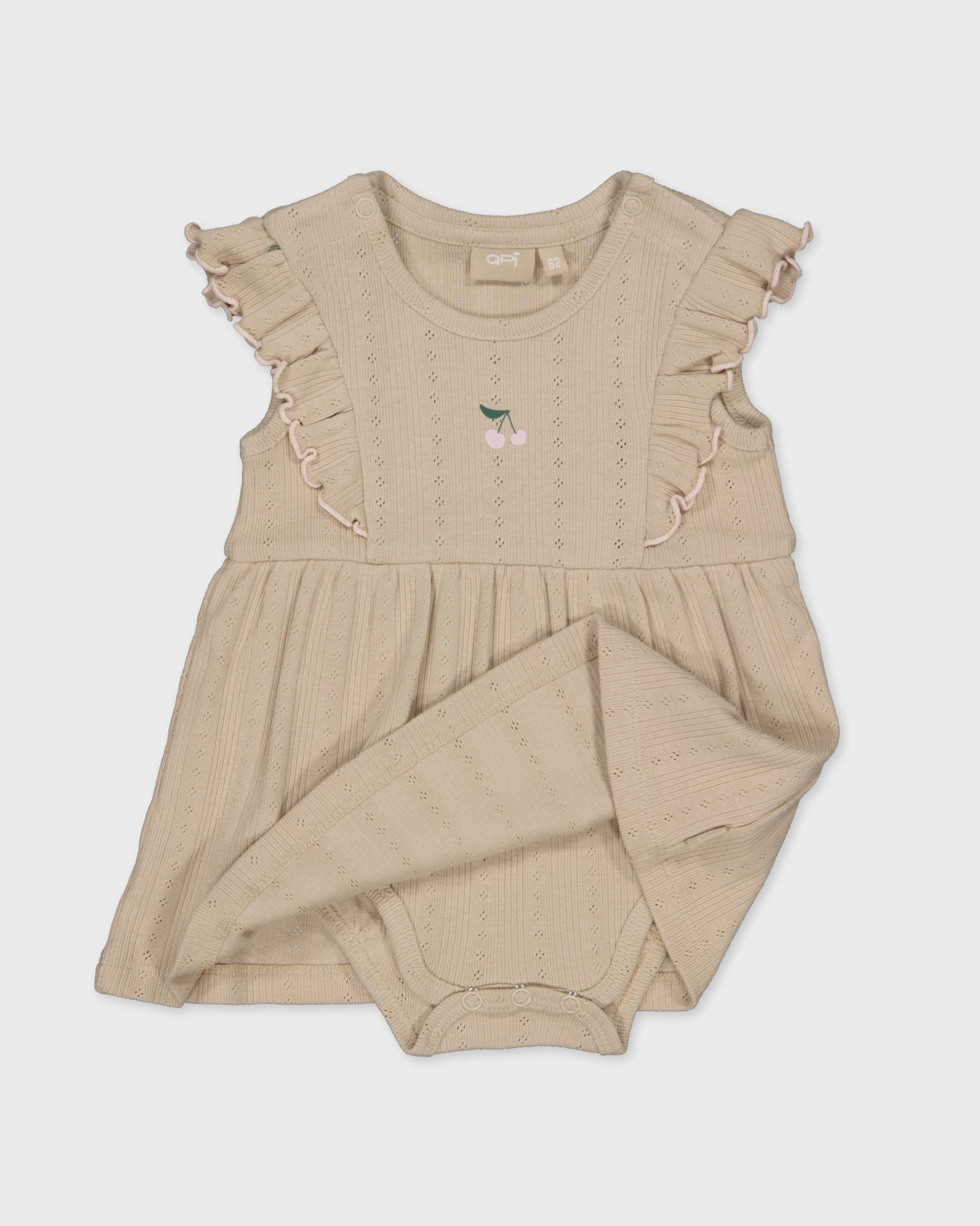 Jurk taupe | Taupe