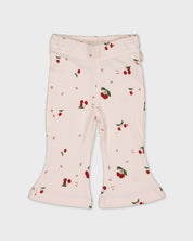 Flairbroek met kersenprint | AOP Pink Sketch