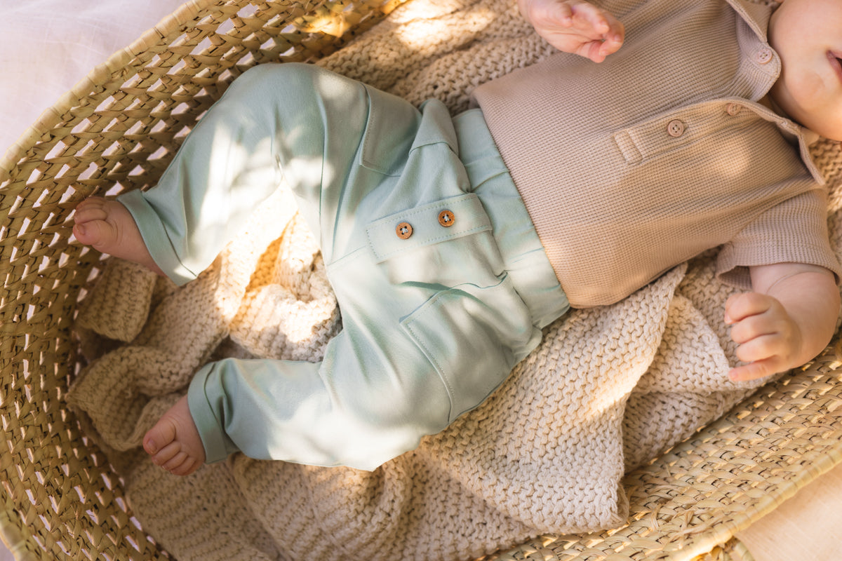 Broek blauw | Turqoise