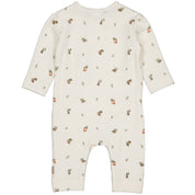 Playsuit met dierenprint | AOP Green Sketch