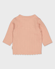 Zalmroze overslagshirt | Pink Blush