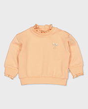 Licht perzikkleurige sweater | Salmon