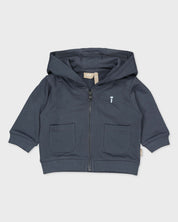 Donkerblauw vest met capuchon | Dark Blue