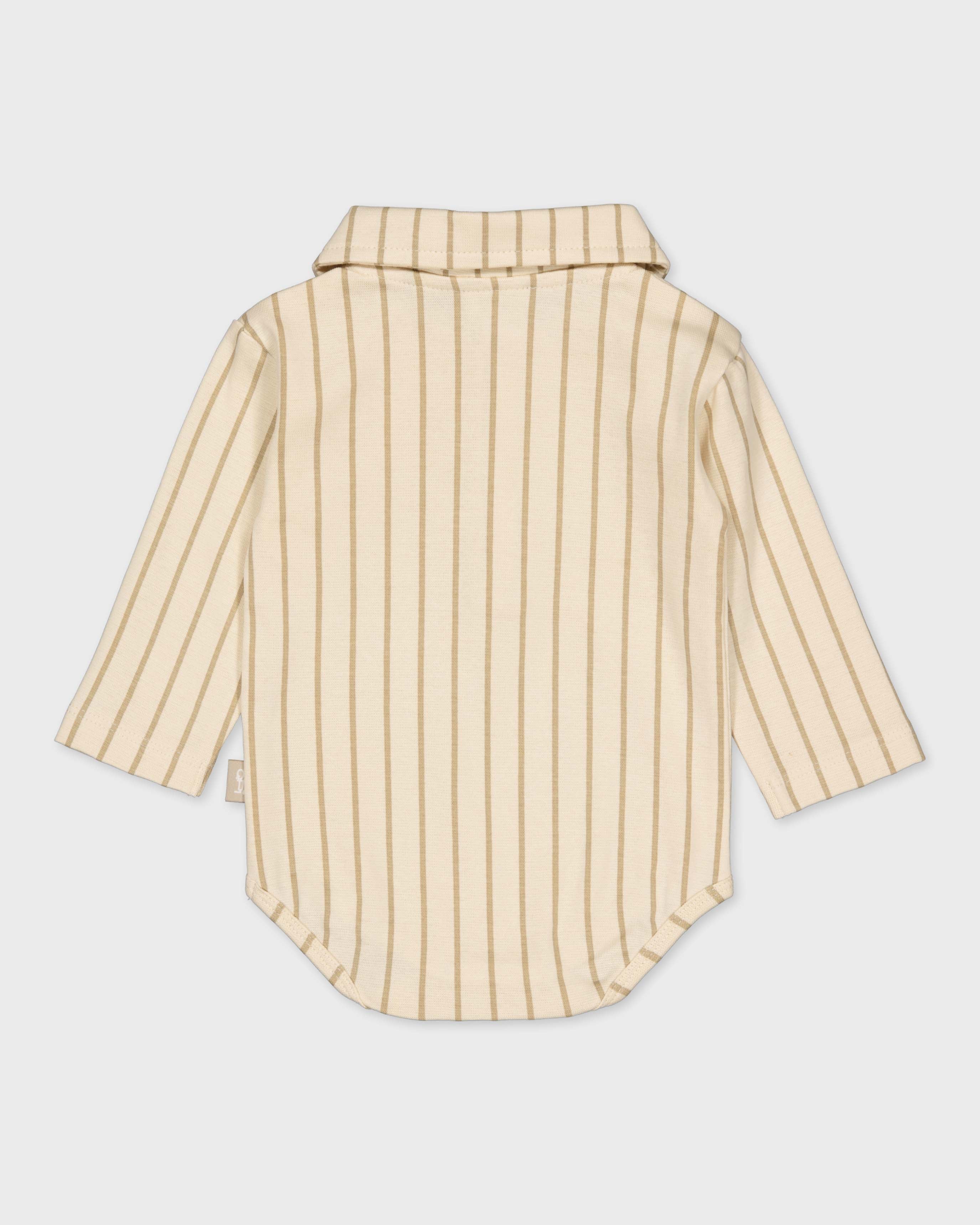 Crèmekleurige blouse met streep | AOP Sand Stripe