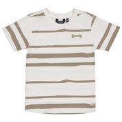 Shirt Wit met strepen | AOP Sand Stripe