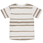 Shirt Wit met strepen | AOP Sand Stripe