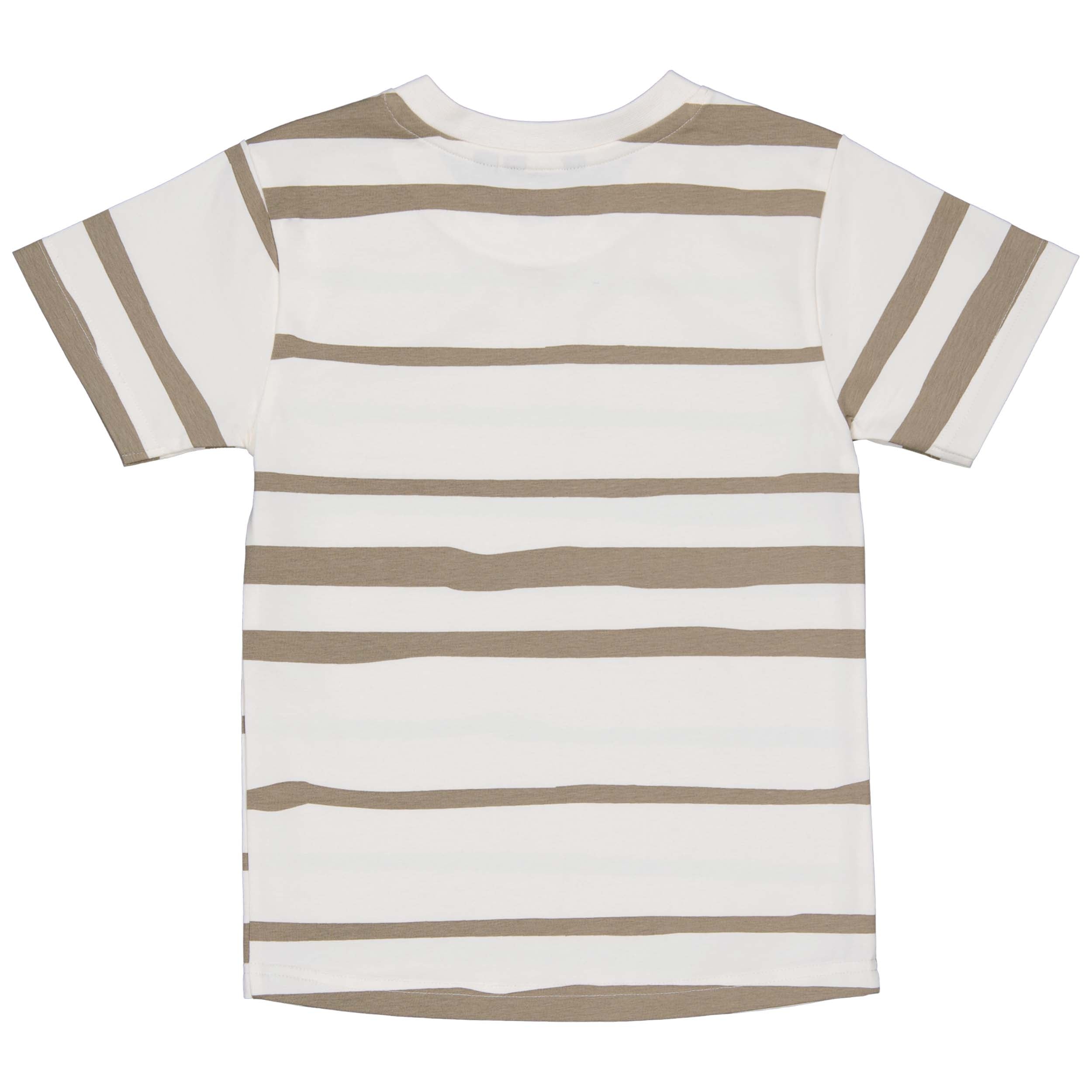 Shirt Wit met strepen | AOP Sand Stripe