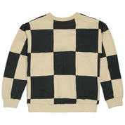 Trui Grijs geblokt | AOP Grey Shapes