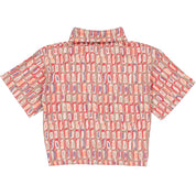 Shirt Beige | AOP Sand Sketch