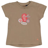 Shirt Beige en Oranje | Dark Sand