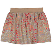 Rok Beige met stippen | AOP Multi Dot