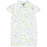 Jurk Blauw | AOP Blue Flower