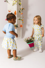 Rok Blauw | AOP Blue Flower