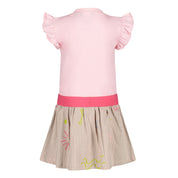 Jurk Roze Beige | AOP Multi Sketch