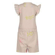 Broek Beige | AOP Multi Sketch