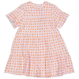 Jurk Oranje | AOP Orange Graphic