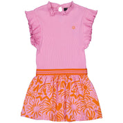 Jurk Roze | AOP Pink Blush Flower