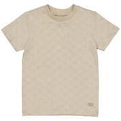 Shirt Beige | AOP Sand Text