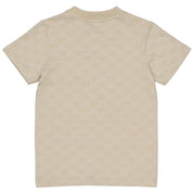 Shirt Beige | AOP Sand Text