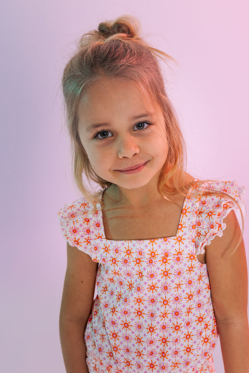 Broek Oranje | AOP Orange Graphic