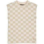 Shirt Wit | AOP White Check