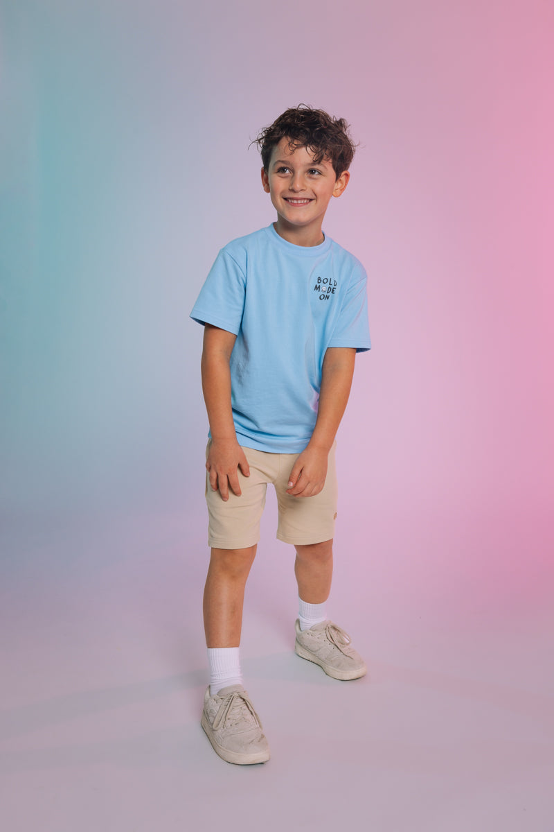 Broek Beige en Blauw | Beige