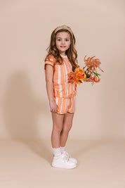 PANTS | AOP Orange Graphic