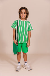 SHIRT | AOP Green Graphic