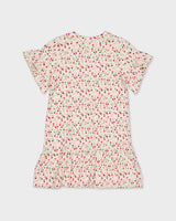 Jurk met kersenprint | AOP Pink Fruit