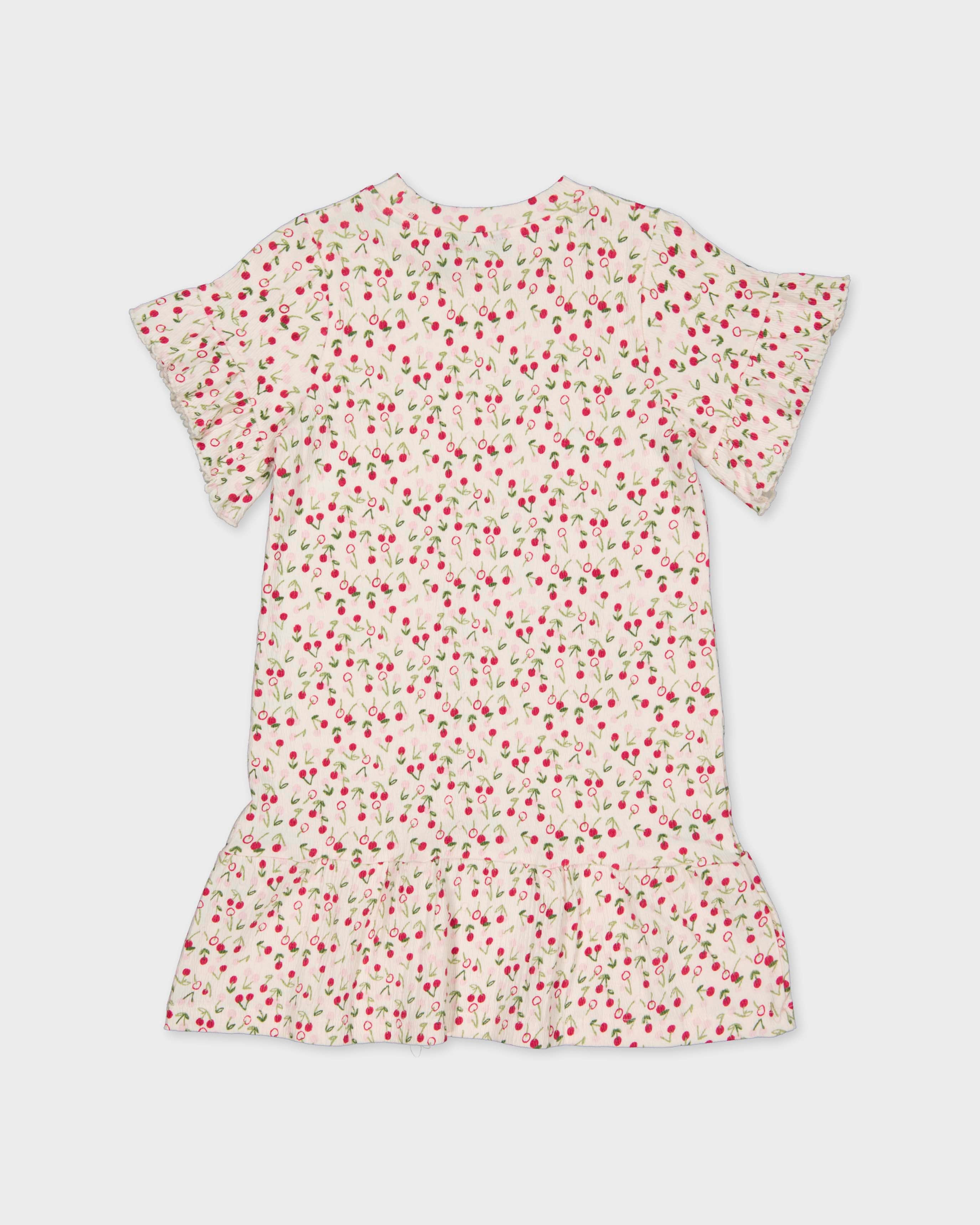 Jurk met kersenprint | AOP Pink Fruit