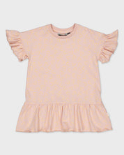 Jurk roze | AOP Pink Heart