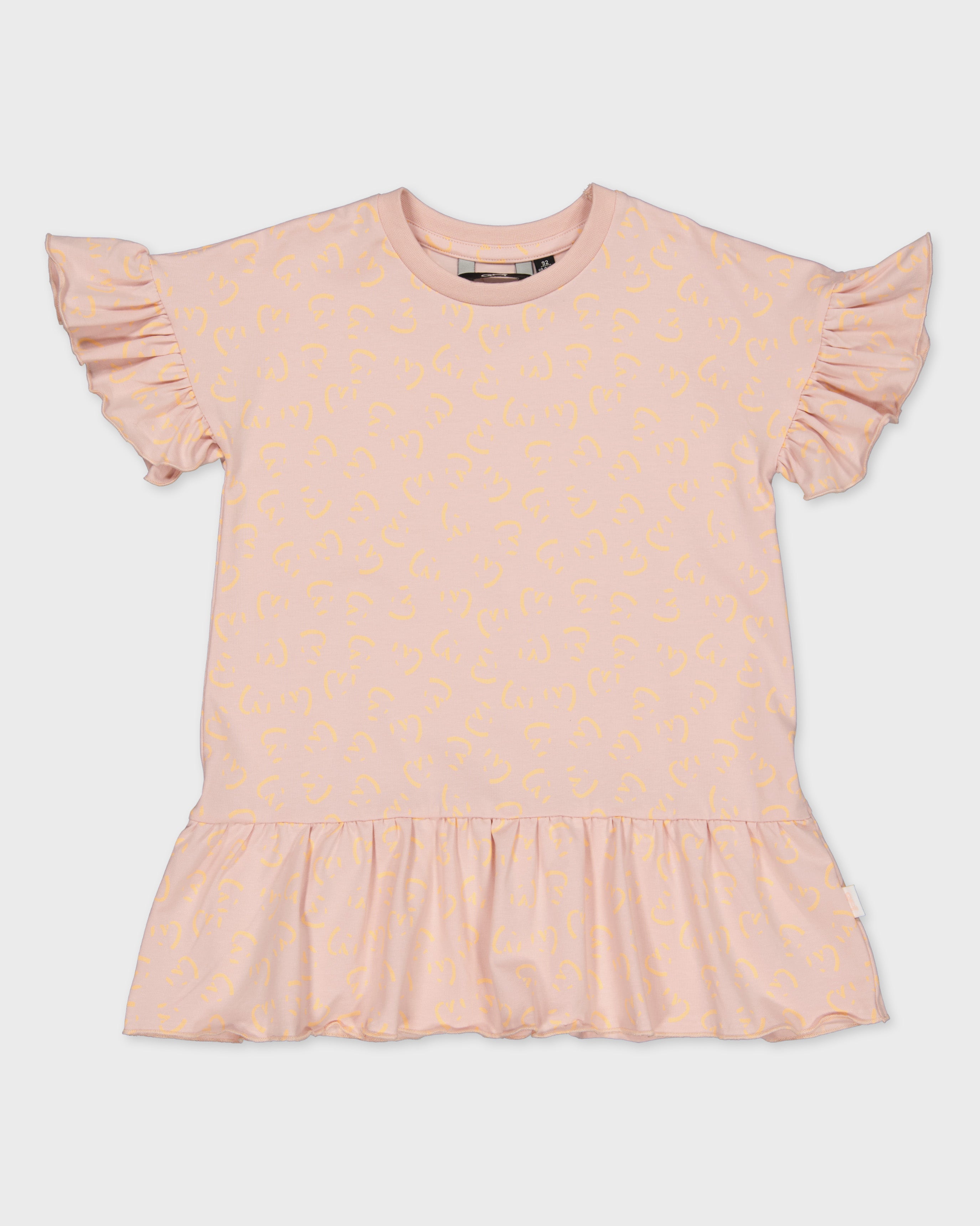 Jurk roze | AOP Pink Heart