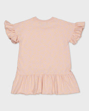 Jurk roze | AOP Pink Heart