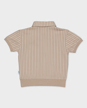 Poloshirt gestreept | AOP Cream Stripes
