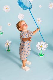 Blouse zand met grafische print | AOP Sand Sketch