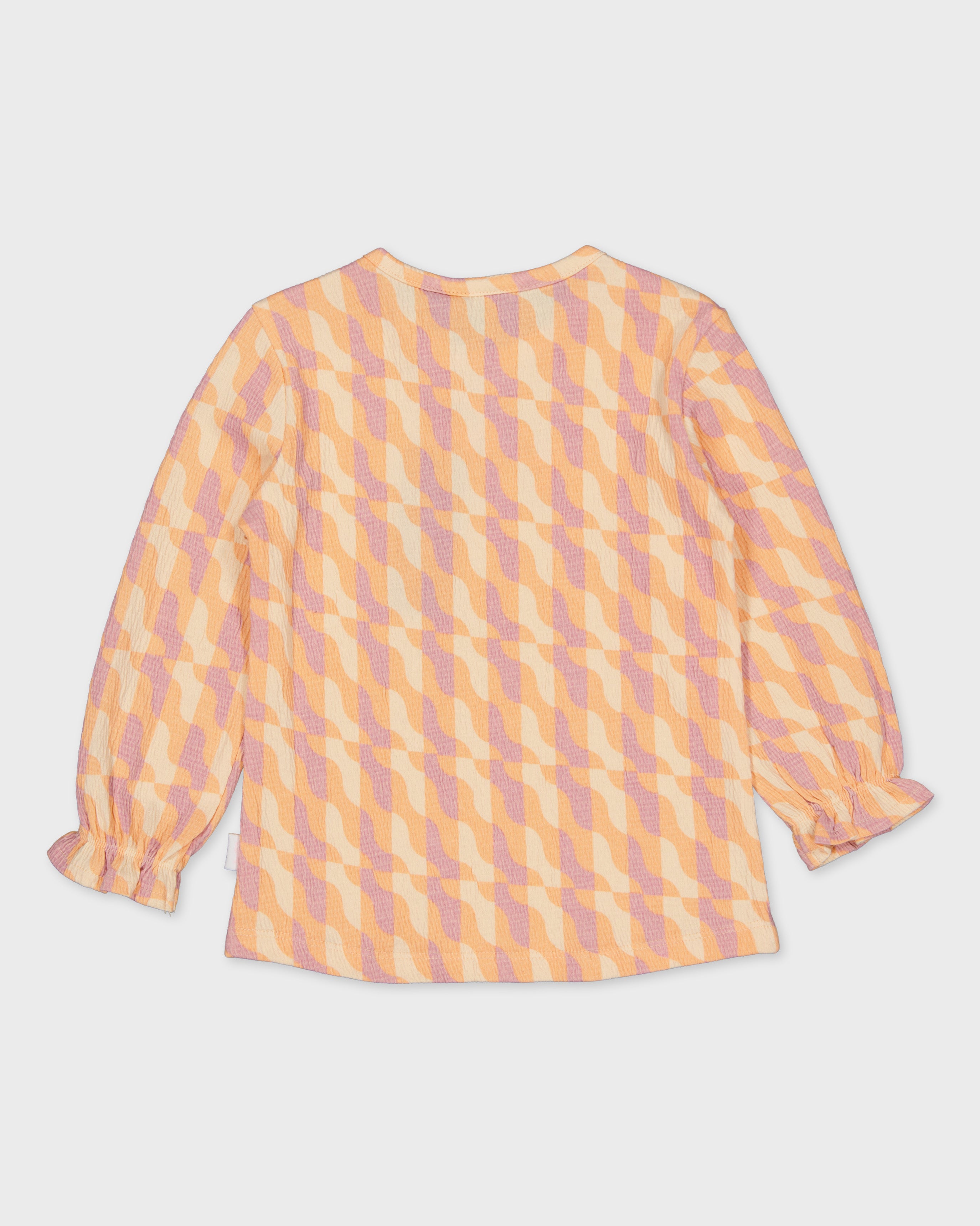 Shirt oranje met grafische print | AOP Orange Graphic
