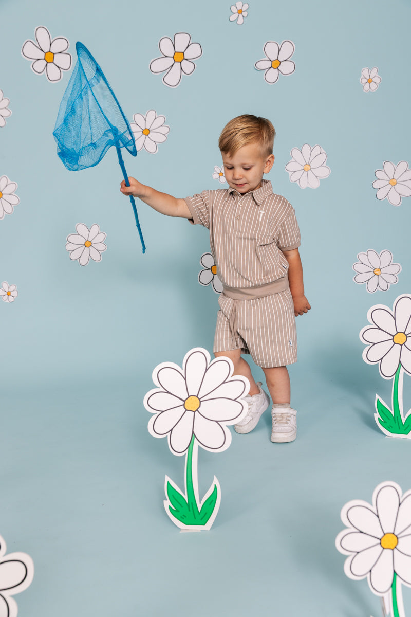 Broek gestreept | AOP Cream Stripes