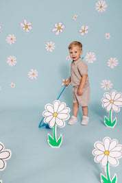Broek gestreept | AOP Cream Stripes
