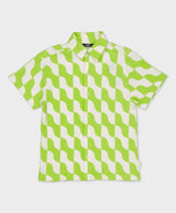 Blouse groen met grafische print | AOP Green Graphic