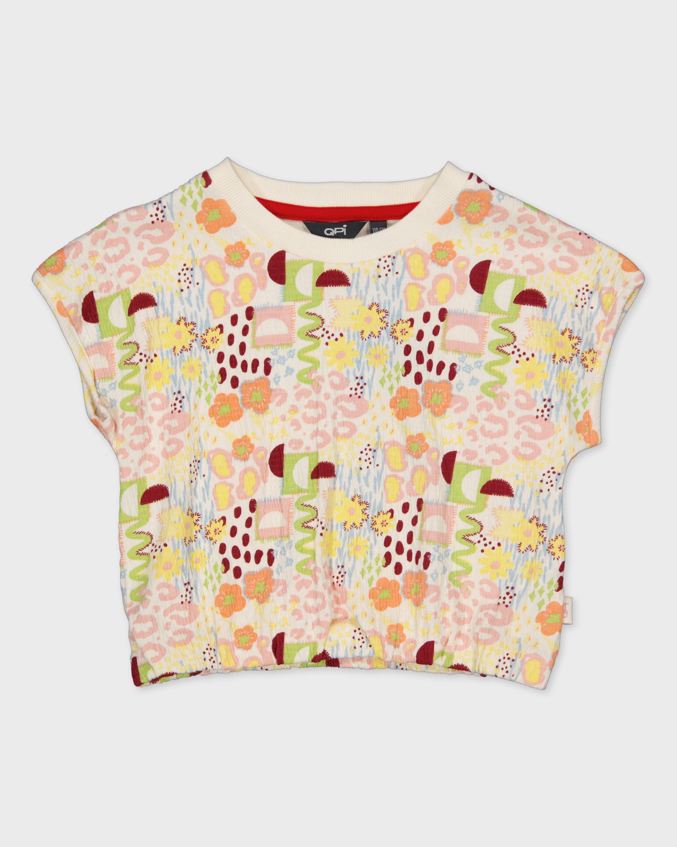 Shirt met grafische print | AOP Yellow Graphic