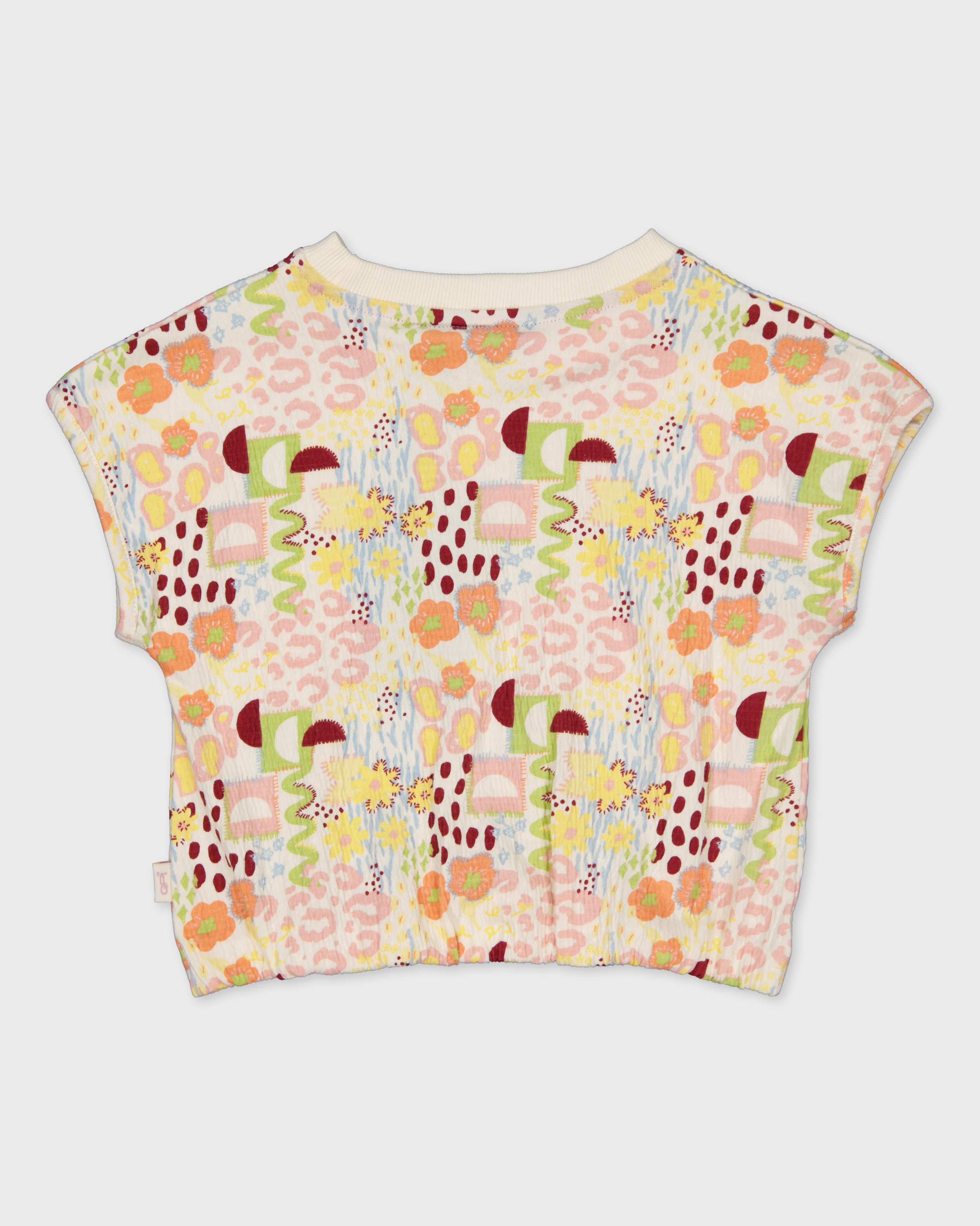 Shirt met grafische print | AOP Yellow Graphic