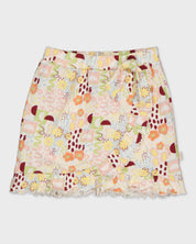 Rok met grafische print | AOP Yellow Graphic