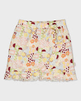 Rok met grafische print | AOP Yellow Graphic