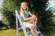 Flairbroek met grafische print | AOP Yellow Graphic