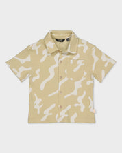 Blouse zand retroprint | AOP Sand Retro