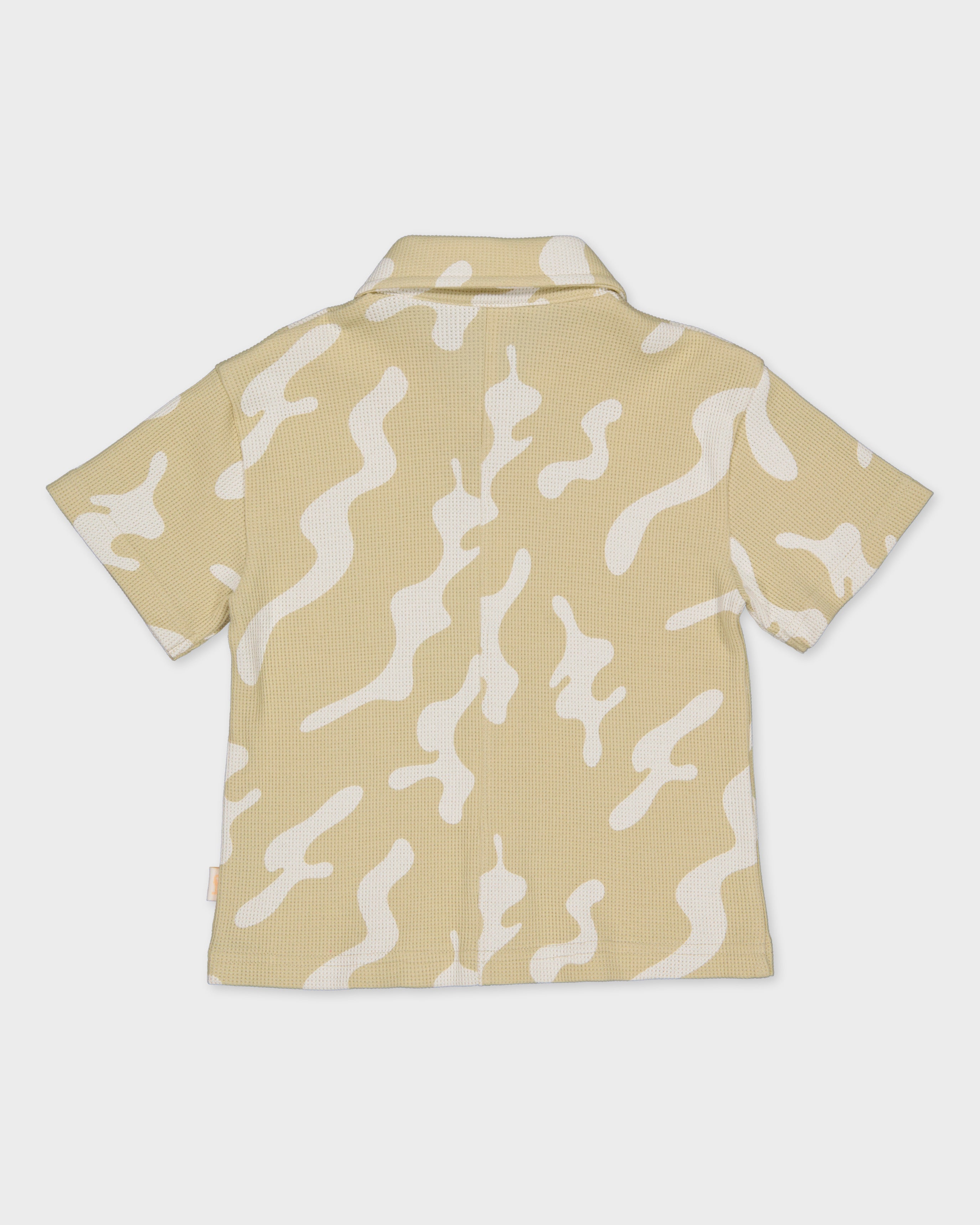 Blouse zand retroprint | AOP Sand Retro